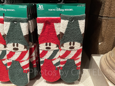 ディズニークリスマスグッズ2023：ルームソックス 2023年11月07日(火)発売