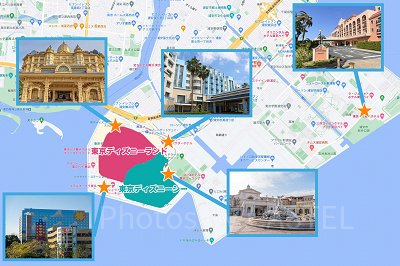 ディズニーホテルのアクセス