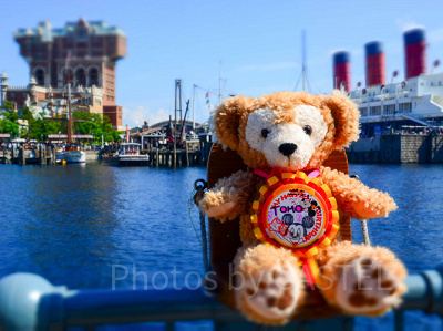 ディズニーシーのダッフィーフォトスポット