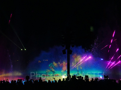 カリフォルニアアナハイムディズニー：ワールドオブカラー