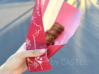 ディズニーランド食べ物：ポークライスロール