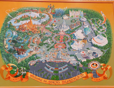 ディズニーランドの地図