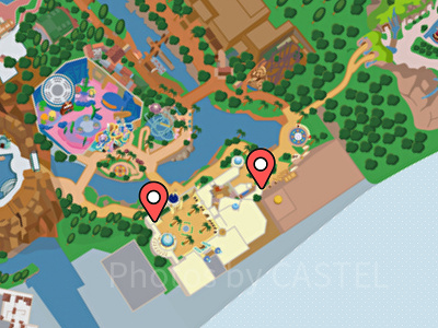 ディズニーシーのトイレマップ：アラビアンコースト