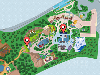 ディズニーシーのトイレマップ：ファンタジースプリングス