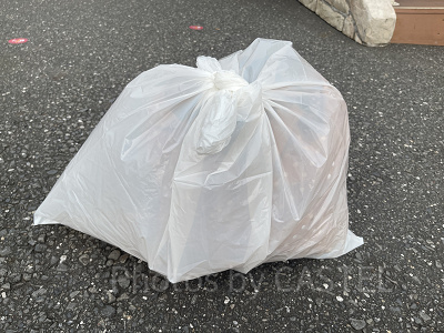 手持ちの荷物は大きめのゴミ袋に入れて防水しよう！