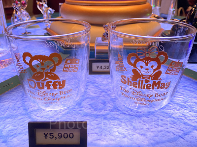 ダッフィー&フレンズのペアグラスセット