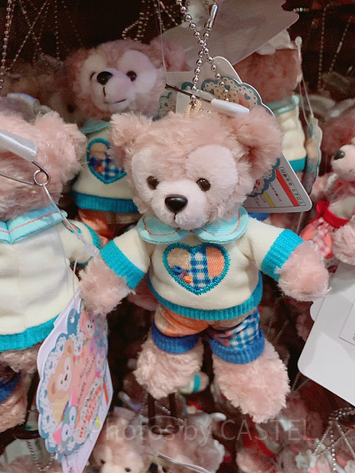 ダッフィーぬいぐるみバッジ