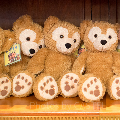 ダッフィーのぬいぐるみは3つのサイズがあるよ♪