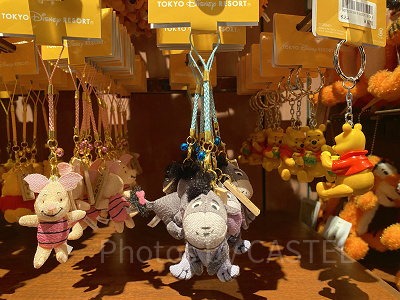 イーヨーの和風ストラップ