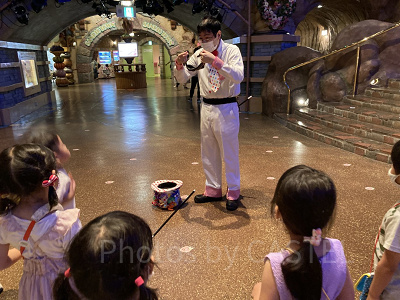 清掃員さんのパフォーマーに遭遇