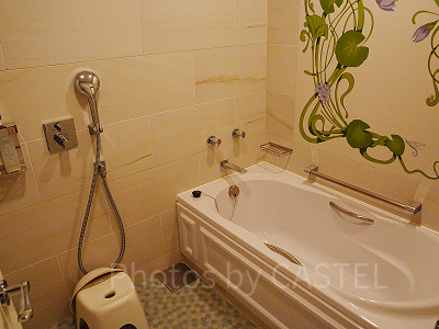 ファンタジーシャトーの客室のお風呂