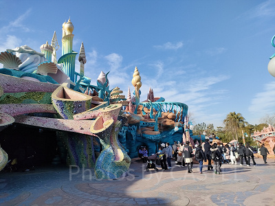 2023年2月ディズニーシー混雑状況レポート：マーメイドラグーン（9:20頃）