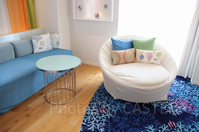 深海をテーマにしたフロア