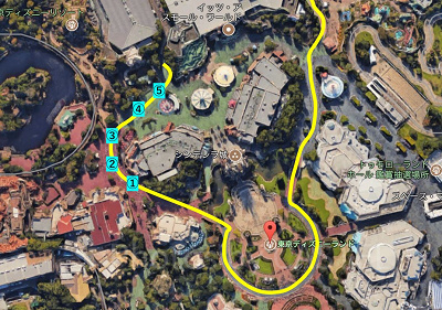 フローズンファンタジーパレード停止1回目