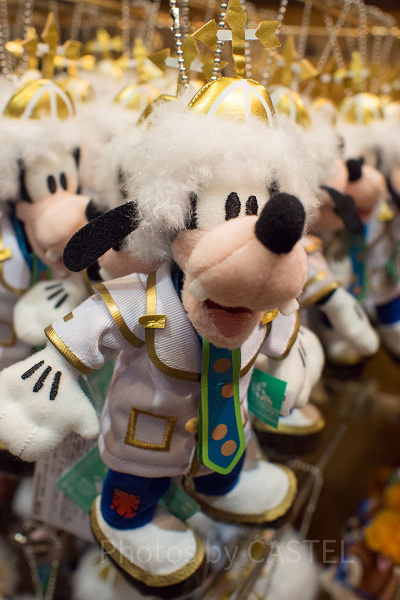 グーフィーのぬいぐるみバッジ