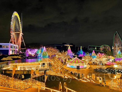 ハッピー・ジュエリーカラー（写真は2021年度開催のよみうりランドイルミネーションより）