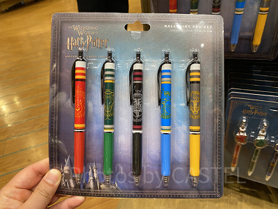 ハリポタグッズ/各寮のジェットストリームペンセット