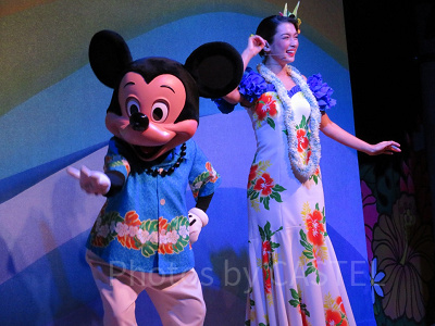 ハワイアンのミッキー