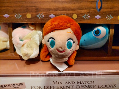 香港ディズニーアナ雪グッズ：アナのプラッシュパーツ