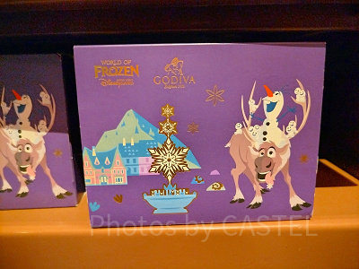 香港ディズニーアナ雪グッズ：【GODIVAコラボ】チョコレート詰め合わせ