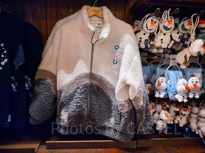 香港ディズニーアナ雪グッズ：スノーギースのボアコート