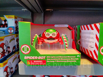 香港ディズニーマーベルグッズ：光るスパイダーボット