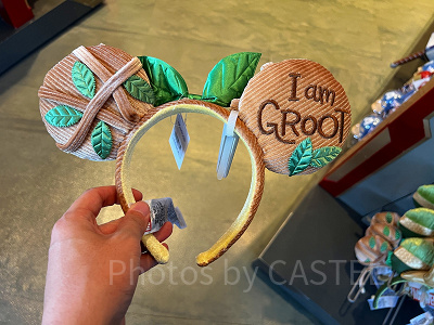 香港ディズニーマーベルグッズ：グルートのカチューシャ