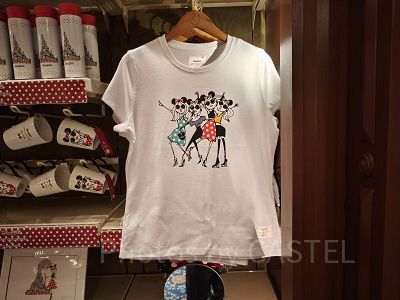 香港ディズニー20周年DAICHI MIURAコラボグッズ：レディスTシャツ