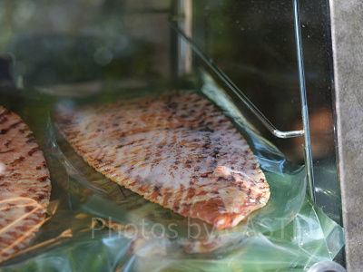 香港ディズニーランド：韓国風イカ焼き