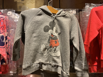 ミッキー耳付きパーカー
