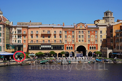 ホテルミラコスタの入口②：ディズニーシーのパーク内に繋がる入口