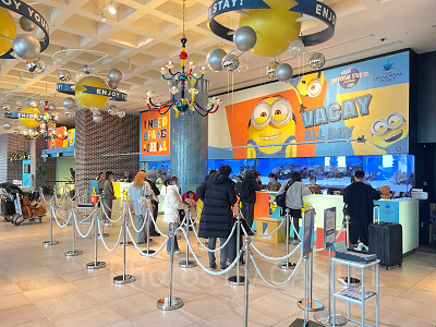 ミニオンでいっぱいのホテル・ユニバーサル・ポート