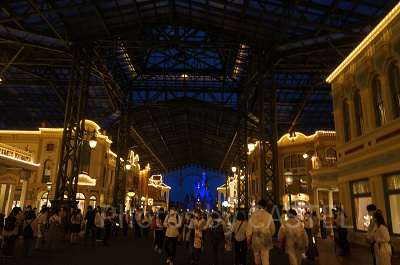 ディズニーランドの夜の混雑状況は？