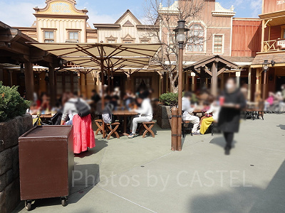 ハングリーベア・レストランの屋外席