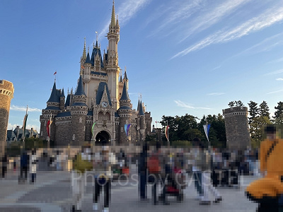 シンデレラ城前の様子