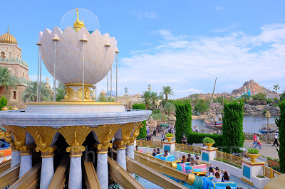 ジャスミンのフライングカーペット鑑賞席エリア