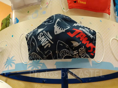 ジョーズ総柄マスク