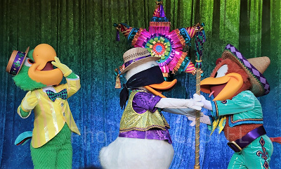 レッツ・パーティグラ！のドナルド、ホセ、パンチート