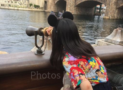 望遠鏡をのぞいて♪