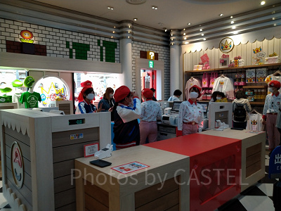 マリオカフェ&グッズ店内