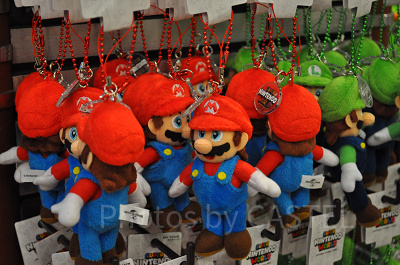 マリオのぬいぐるみキーチェーン