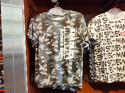 MARVEL SPIDER-MAN 迷彩Tシャツ