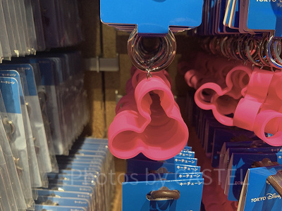 ミッキーキーチェーン（ピンク）