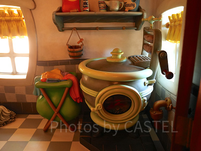 ミッキーの家のランドリールーム