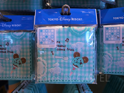 ミニタオル（ディズニーブルーのパークフードモチーフグッズ）