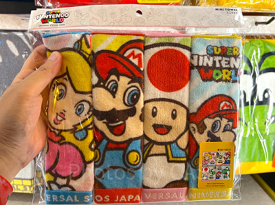 マリオキャラクターミニタオルセット