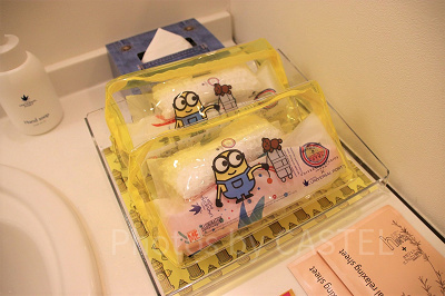 ミニオンのアメニティポーチ