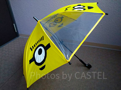 ミニオンのビックフェイス傘