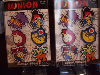 ミニオンワッペンクリップセット（6個）