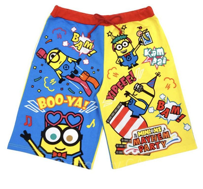 ミニオンハーフパンツMAYHEM PARTY